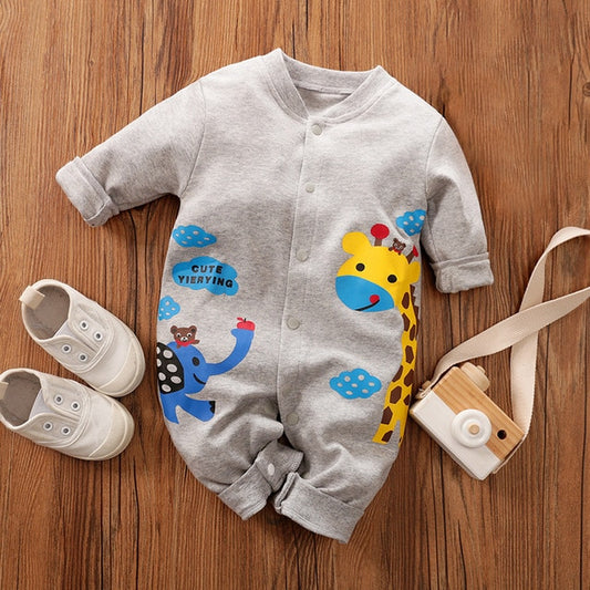 Newborn Baby Boy Clothing Organic Cotton Overalls Children New Born Girl Clothes Romper Infant Jumpsuit Dinosaur Costume Onesie