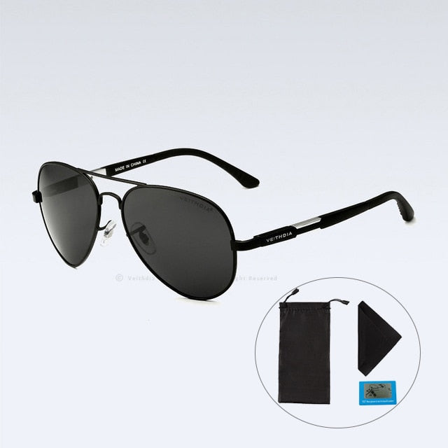 Aluminum Men's Sunglasses Polarized UV400 Lens Sun Glasses Male Classic Glasses for Driving And More