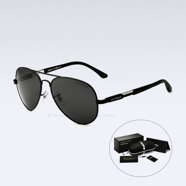 Aluminum Men's Sunglasses Polarized UV400 Lens Sun Glasses Male Classic Glasses for Driving And More