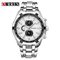 CURREN Watch Men Luxury Brand Watches Black Stainless Steel Male Army Watch Waterproof