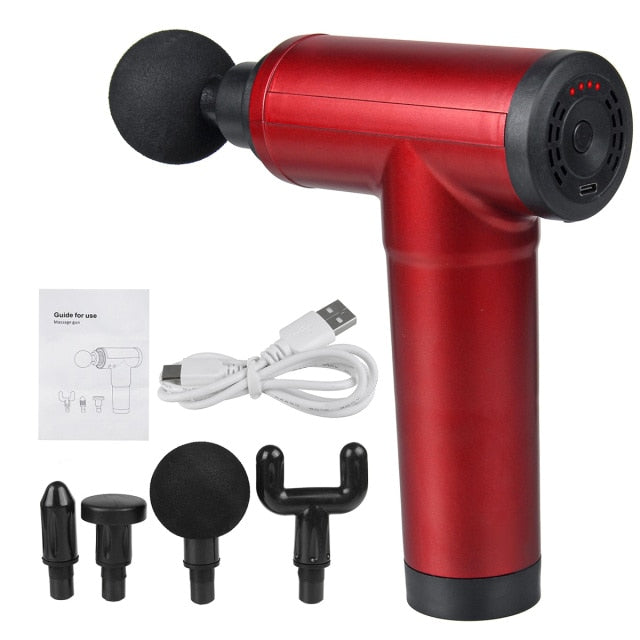 Muscle Pain Massager Relax Body Relief With 4 Heads And 8000r/min