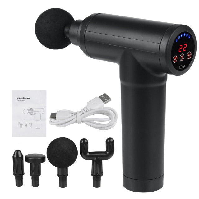 Muscle Pain Massager Relax Body Relief With 4 Heads And 8000r/min