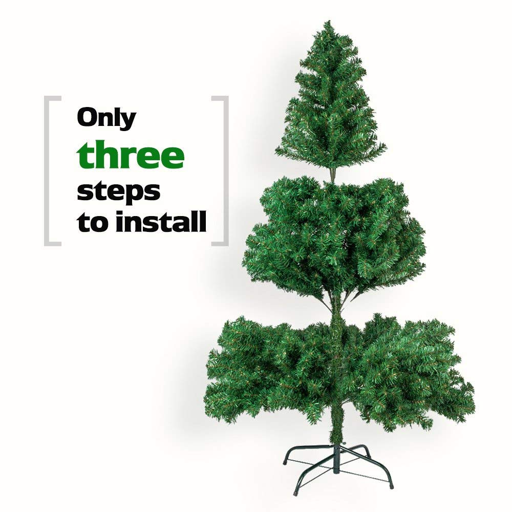 Christmas Tree 7Feet 1100 Branches Simple Assembly More Sturdy and Realistic