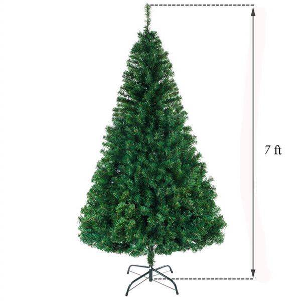 Christmas Tree 7Feet 1100 Branches Simple Assembly More Sturdy and Realistic