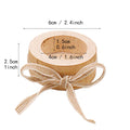 1Pcs Rustic Centerpieces Candle Decor Wooden Holder Base Holiday  Table Light Candle Decor