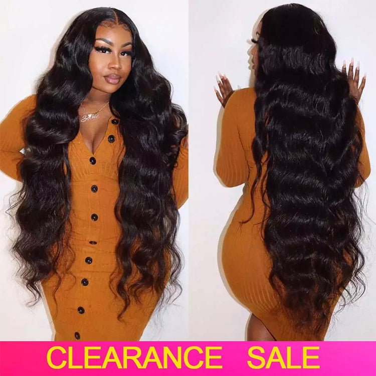 13x4 HD Transparent Lace Front Human Hair Wigs Raw Inidan Body Wave Human Hair Lace Frontal Wigs 4x4 Lace Closure Wigs