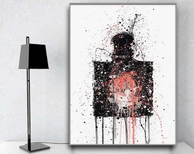 Graffiti Perfume Street Art Canvas Poster Prints Wall Picture Modern Fashion Women Bedroom Print Living Room Home Decoration