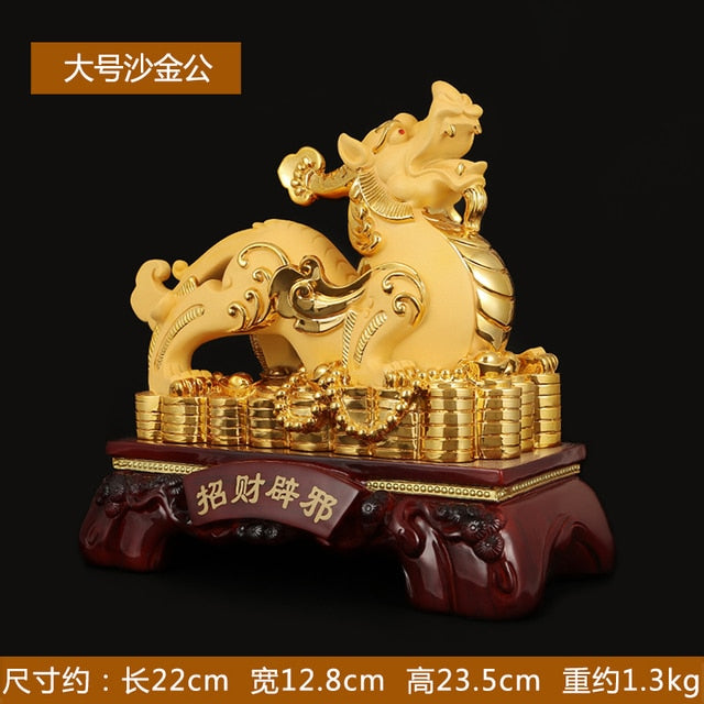 Lucky Pixiu Ornaments  Living Room Decor Feng Shui Home Decoration