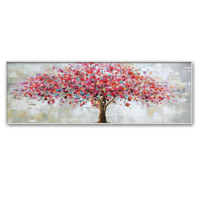Abstract Oil Painting Trees Landscape Tree Poster Print Modern Living Room Mural Decoration Picture Wall Art Canvas Painting