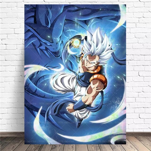 Dragon Ball Japanese Anime Canvas Painting Watercolor Character Poster Printing Modern Art Decoration Mural Home Bedroom Decorat