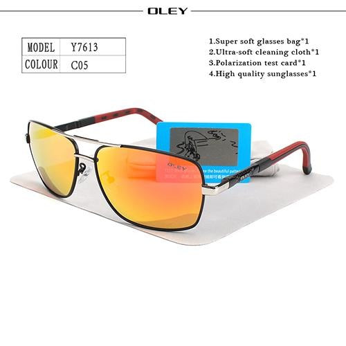 OLEY Brand Polarized Sunglasses men New Fashion Eyes Protection - Buyhops