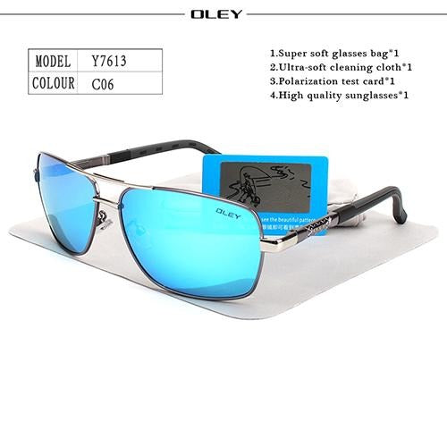 OLEY Brand Polarized Sunglasses men New Fashion Eyes Protection - Buyhops