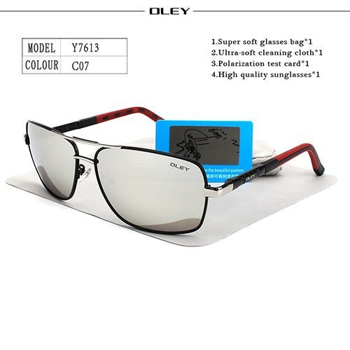 OLEY Brand Polarized Sunglasses men New Fashion Eyes Protection - Buyhops