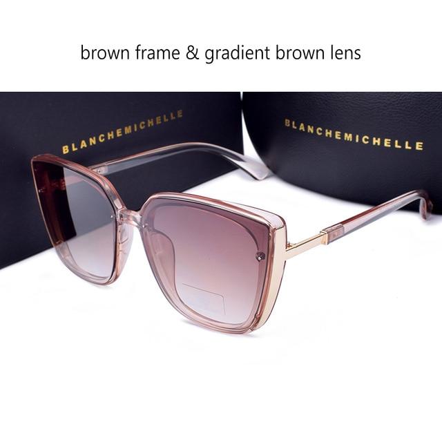 Blanche Michelle High Quality Cat Eye Polarized Women UV400 Sunglasses With Box - Buyhops