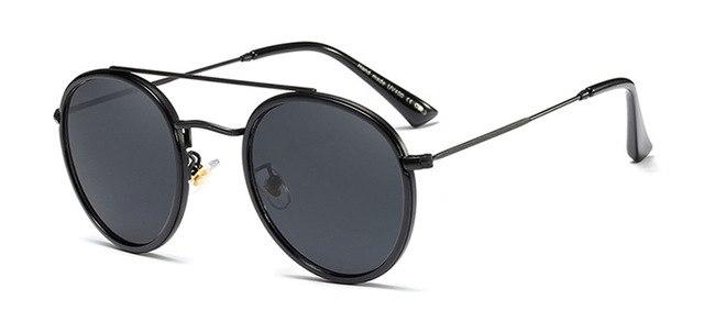 New trend sunglasses men and women round sunglasses UV400 glasses - Buyhops