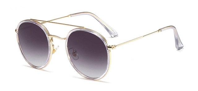 New trend sunglasses men and women round sunglasses UV400 glasses - Buyhops